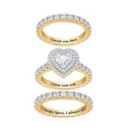 love everlasting stacking ring set UK LESRS d four