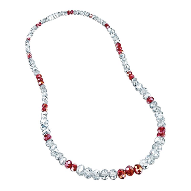 dazzling magnetic clasp birthstone neckl UK DMCBN a main