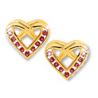 ruby heart earrings UK RHEL3 a main