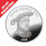 the henry viii silver commemorative UK TYMH a main