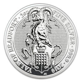 the queens beasts silver bullion collect UK QBC e five
