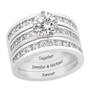 together forever personalised ring set UK CZSR a main