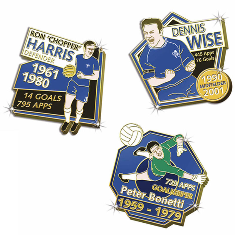 chelsea fc heroes pin collection UK CHPLP b two