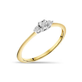 TIMELESS DIAMOND TRILOGY RING UK GODIR a main