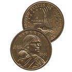 the 2001 sacagawea dollar error coin UK SDE a main