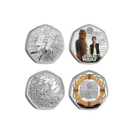 the 2024 50p silver proof collection UK A24P b two