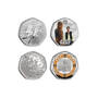 the 2024 50p silver proof collection UK A24P b two