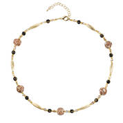 GOLDEN MIRAGE MURANO NECKLACE UK GOMN a main
