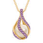 Loves Embrace Pearl Birthstone Necklace 10144 0014 f june