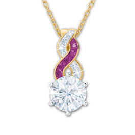 birthstone swirl pendant UK BSSP j ten