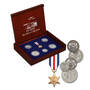 the d day 1944 silver coin set UK DDSC a main