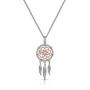sweet dreams and feather rosa pendant UK SDFRP a main