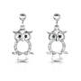 birds of the night silver earrings UK BOTNE a main