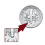 the last u s silver dimes UK RDC c three