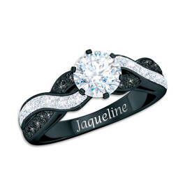 midnight elegance personalised ring UK MELPR a main