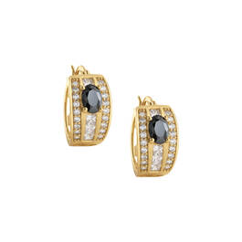 Dazzling Huggie Hoops Five Earring Set 11555 0014 f earing