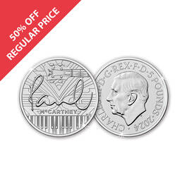 the paul mccartney crown coin UK D5PM a main