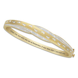 footprints in the sand diamond bangle UK FPSDB a main