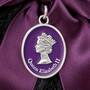 Queen Memorial Bear UK QEMB c medallion