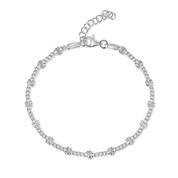 Italian Splendore Silver Bracelet UK ITSIB b secondary