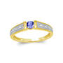 natural beauty tanzanite and topaz ring UK NBTTR a main