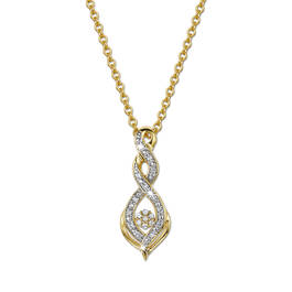 dancing ice diamond pendant UK DAIDP a main
