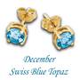 birthstone stud earrings UK BSEAR2 l twelve