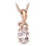 desire morganite and diamond pendant UK DSMDP a main