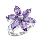 african daisy amethyst silver ring UK AFDR a main