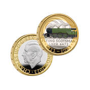 the flying scotsman silver proof coin UK FSCSP a main