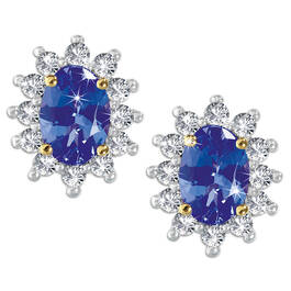 regal tanzanite earrings UK REGTE a main