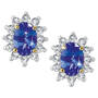 regal tanzanite earrings UK REGTE a main