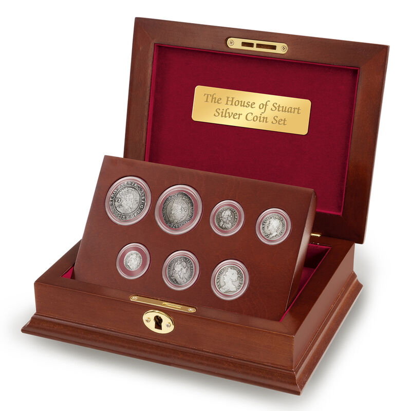 the house of stuart silver coin set UK SMCC d four