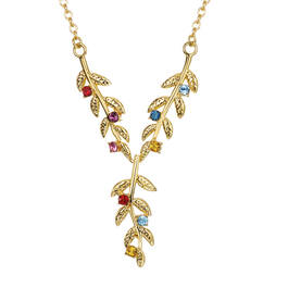 VINTAGE VINES CRYSTAL NECKLACE UK VIVIN a main