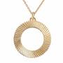 Goldaura Waves Pendant & Earring Set, Golden Waves Pendant Earring Set 6421 001 6 2