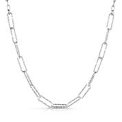 lively links italian silver necklace UK LILIN a main