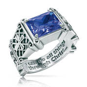 i can do all things birthstone ring UK ICDBR b two