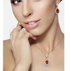 Birthstone Necklace Earring Set UK BSTDS n model