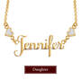 daughter personalised name diamond neckl UK DPSDN a main