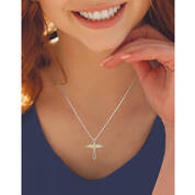 Touched by an Angel Diamond Cross Pendant 10803 0016 m model