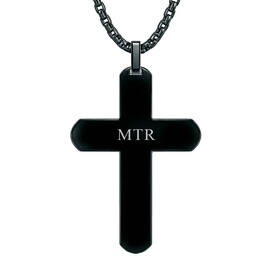 Black Ice Diamond Cross For My Son 10710 0012 b back