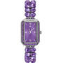 Mystic Glow Personalised Birthstone Watch, Glowing Mystic Birthstone Watch 10392 0013 b february