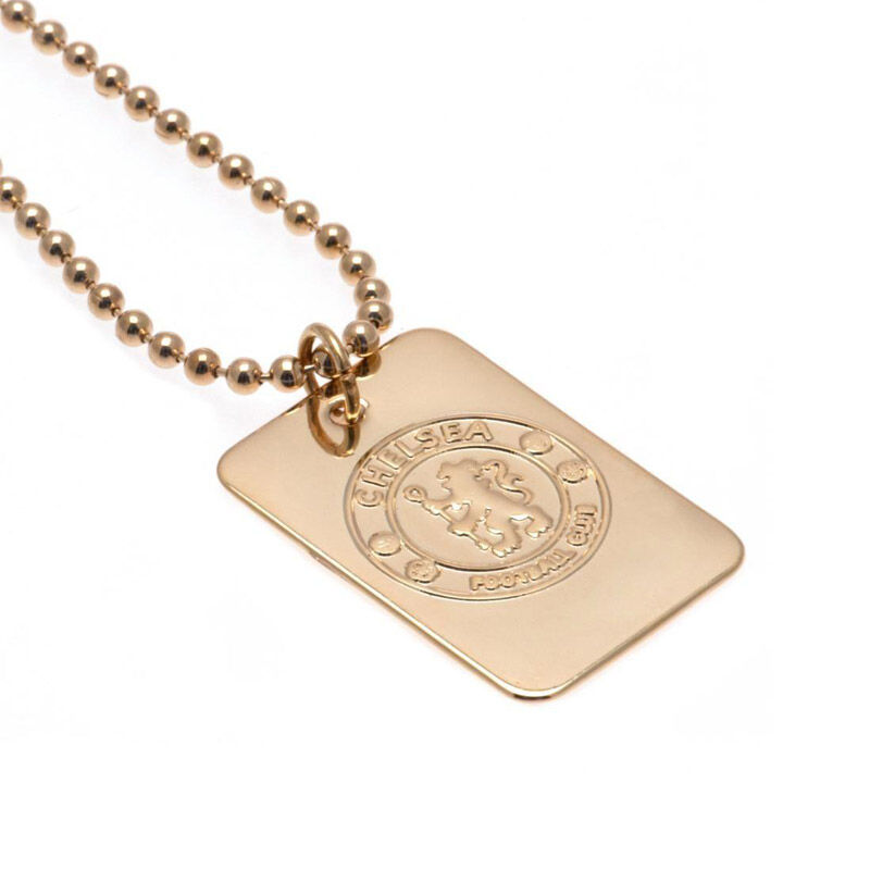 the chelsea fc gold plated dog tag UK CHGDT a main