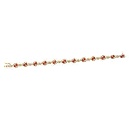 birthstone wrap diamond bracelet UK BSWDB g seven