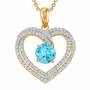Personalized Birthstone Heart Pendant 6307 001 5 12
