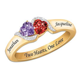 love everlasting diamond birthstone ring UK THOLR2 a main