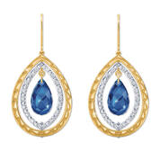 drops of the ocean teardrop earrings UK DOTE a main