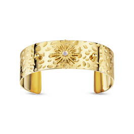 GOLDEN SUNSHINE HAMMERED BANGL UK GOSHB a main