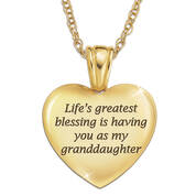 granddaughter blessed cross pendant UK GDABCP2 b two