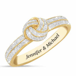 diamond love knot ring UK DLKR2 a main